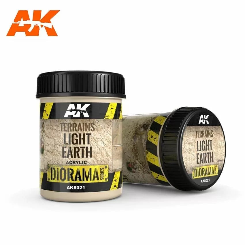 AK Interactive Terrains Light Earth 250ml - Wargames Warehouse