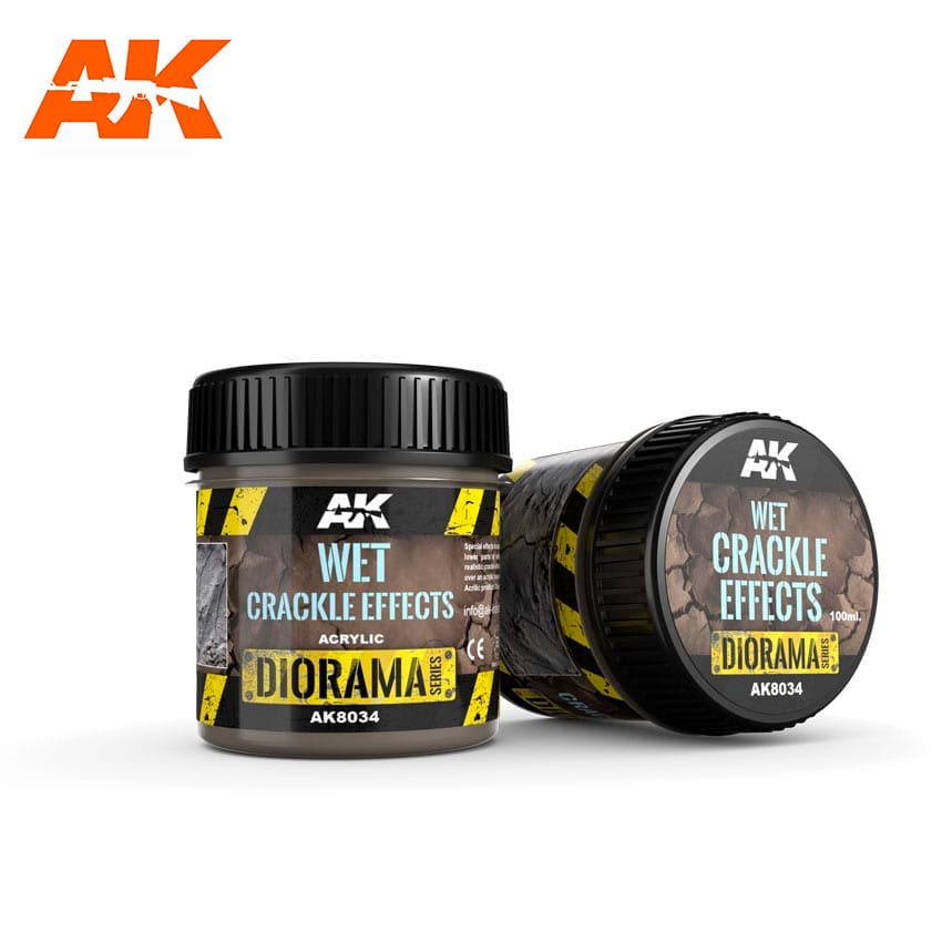 AK Interactive Wet Crackle Effects 100ml - Wargames Warehouse