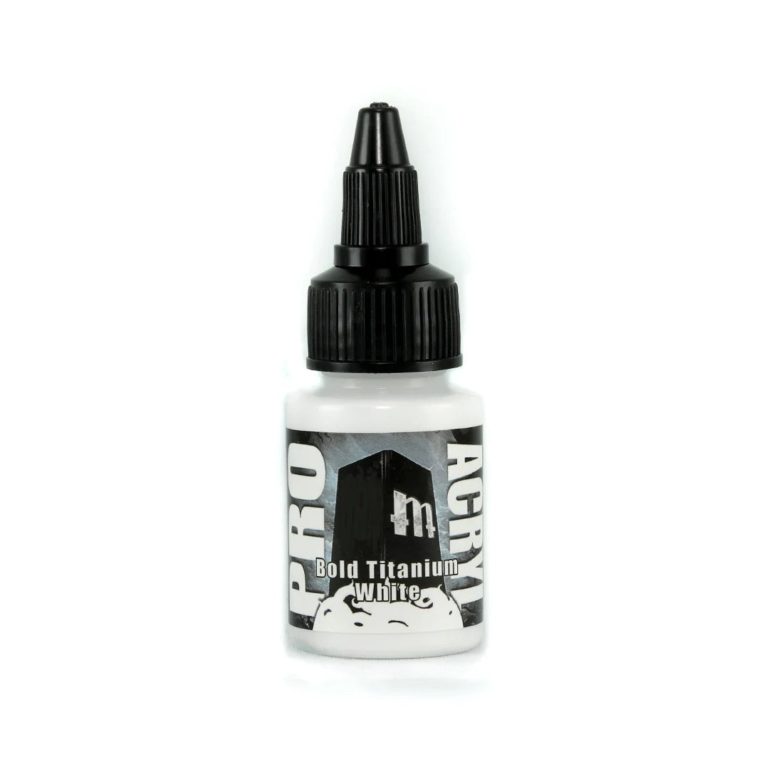 Monument Pro Acryl - Bold Titanium White 22ml - Wargames Warehouse