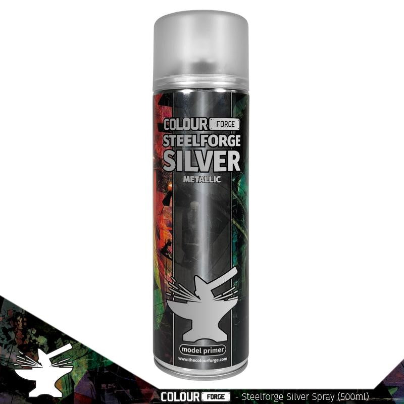 Aerosol - Steelforge Silver 500Ml - Wargames Warehouse