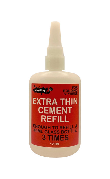 Ickysticky Extra Thin Cement Refill 120Ml - Wargames Warehouse