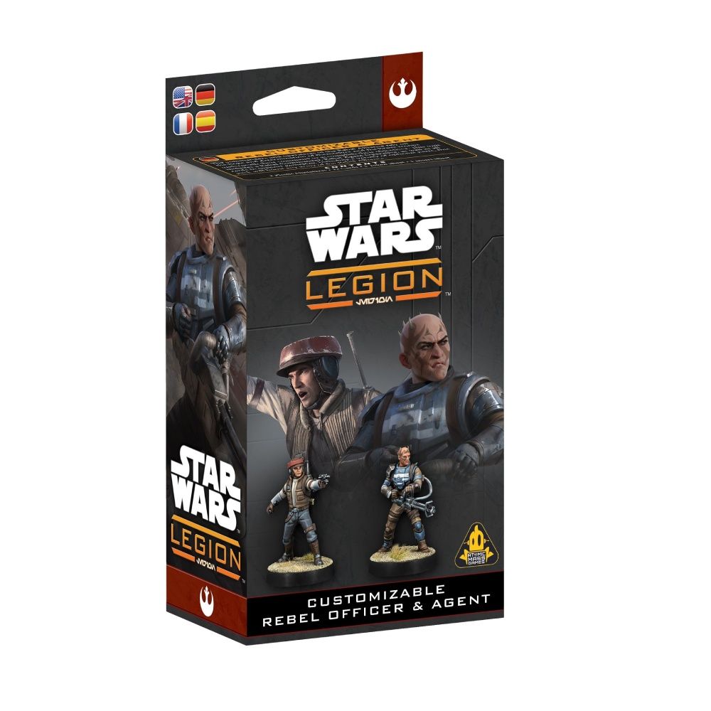 SW: Legion Customizable Rebel Officer & Agent - Wargames Warehouse