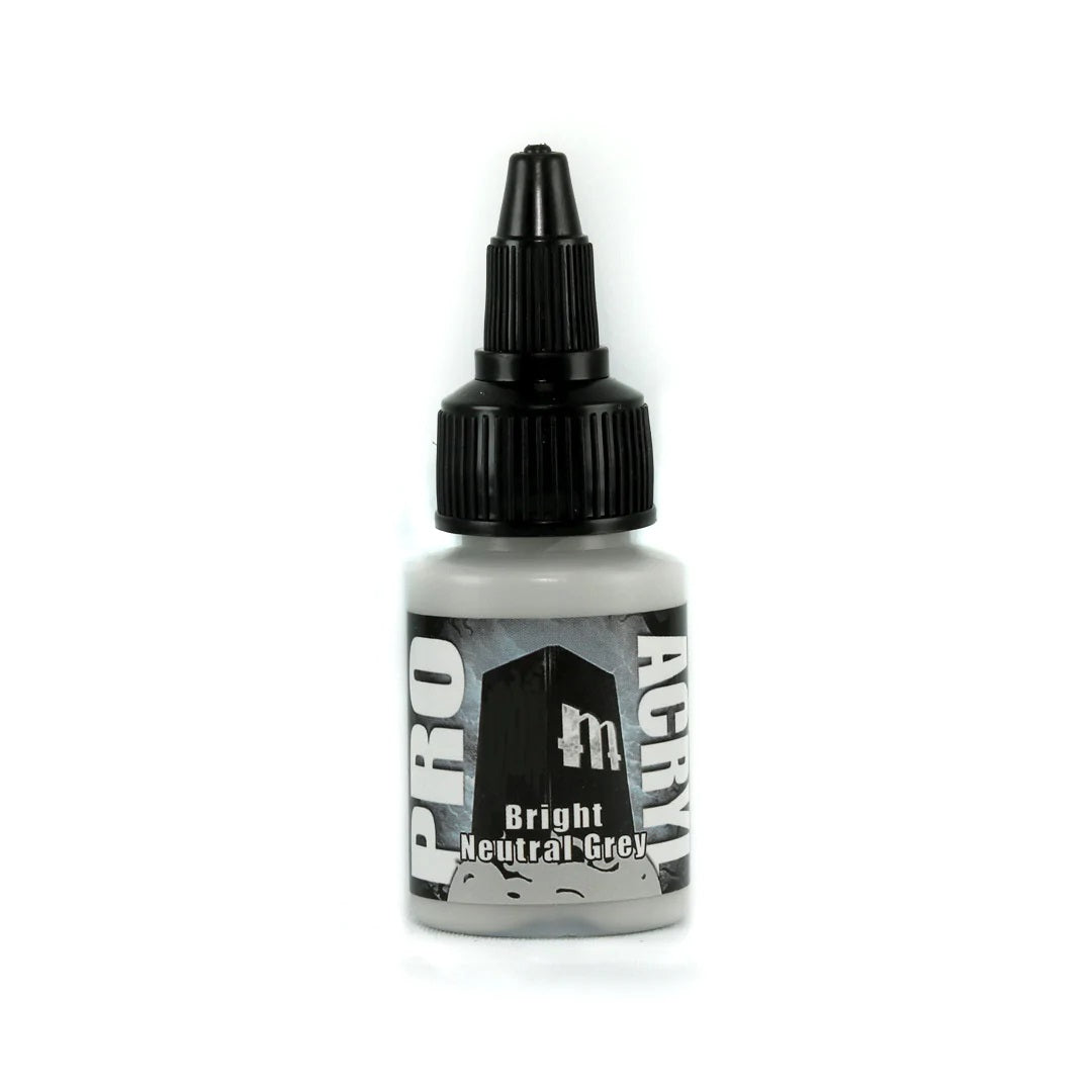 Monument Pro Acryl - Bright Neutral Grey 22ml - Wargames Warehouse