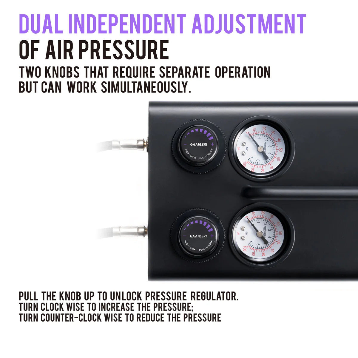 Gaahleri Dual Drive Airbrush Compressor GT-918 - Wargames Warehouse