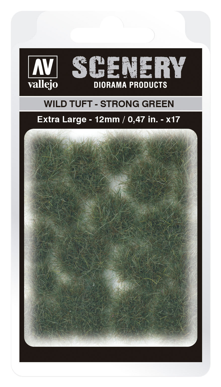 12mm Wild Tuft - Strong Green Diorama Accessory - Wargames Warehouse