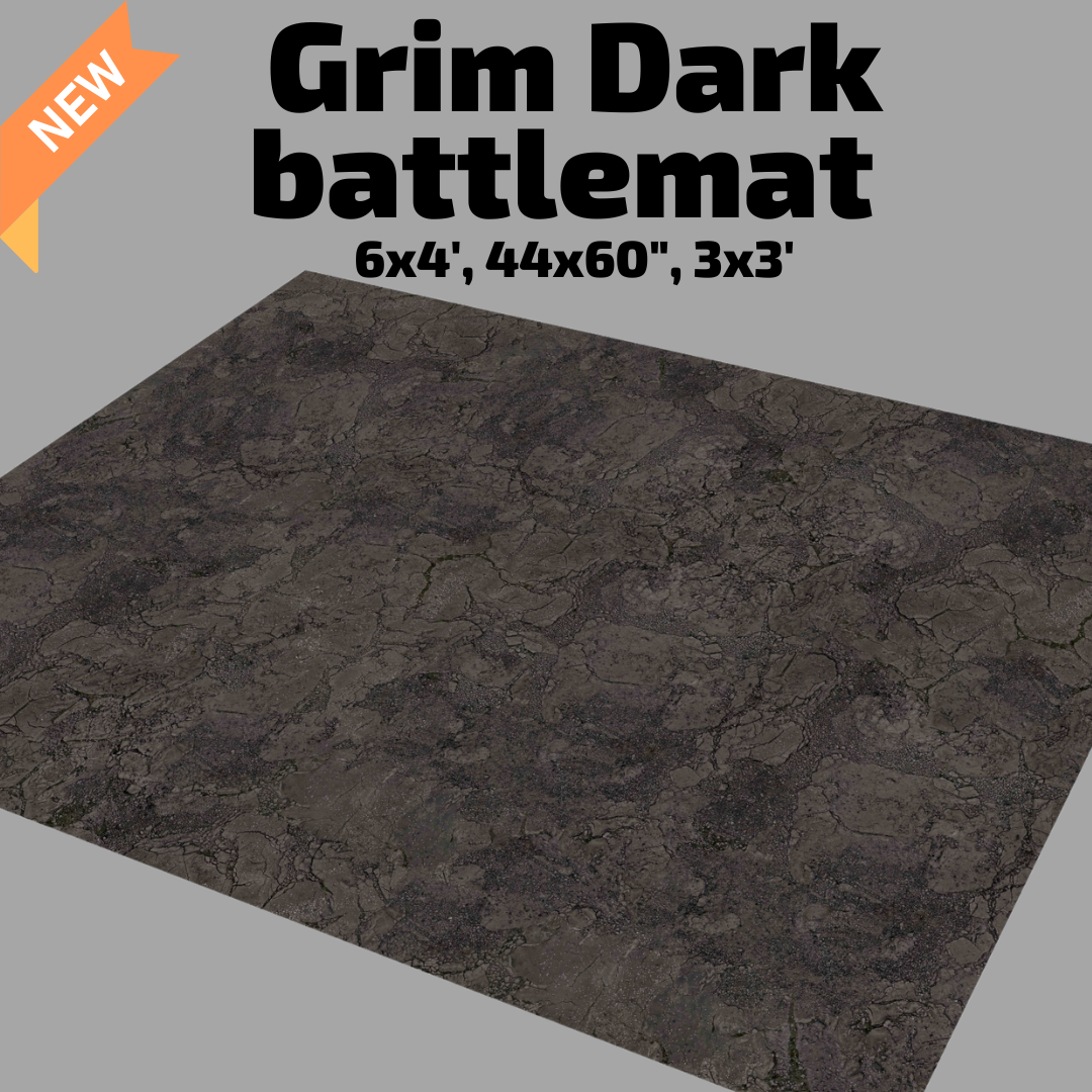 44" x 60" Grim Dark Battlemat - Wargames Warehouse