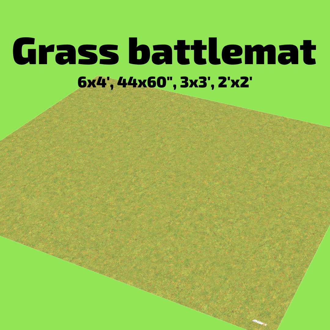 3' x 3' Grass Battlemat - Wargames Warehouse