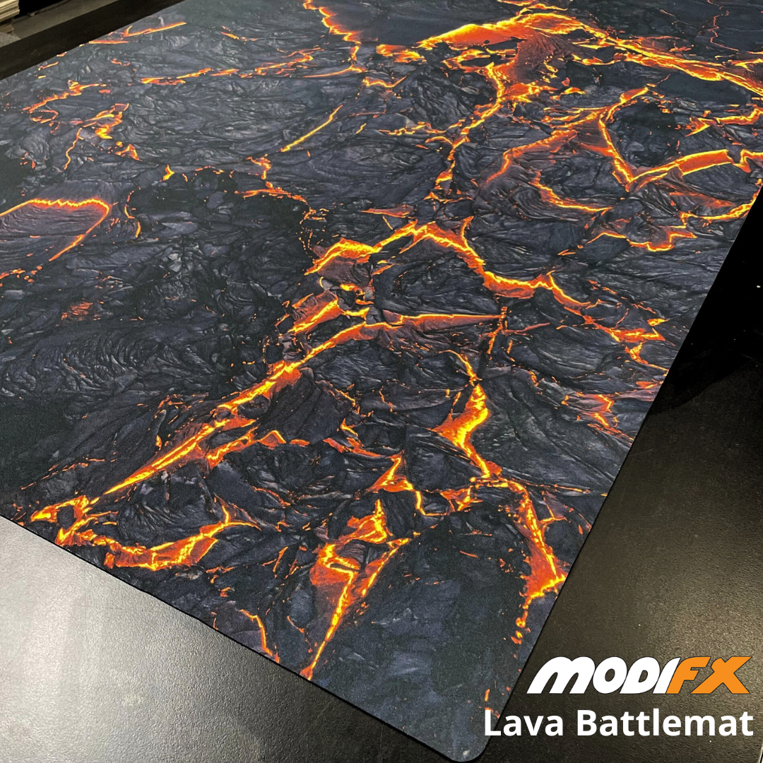 6' x 4' Lava Battlemat - Wargames Warehouse