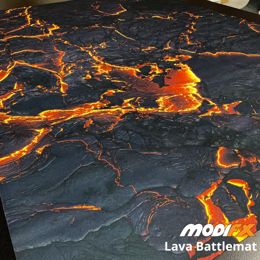 3' x 3' Lava Battlemat - Wargames Warehouse