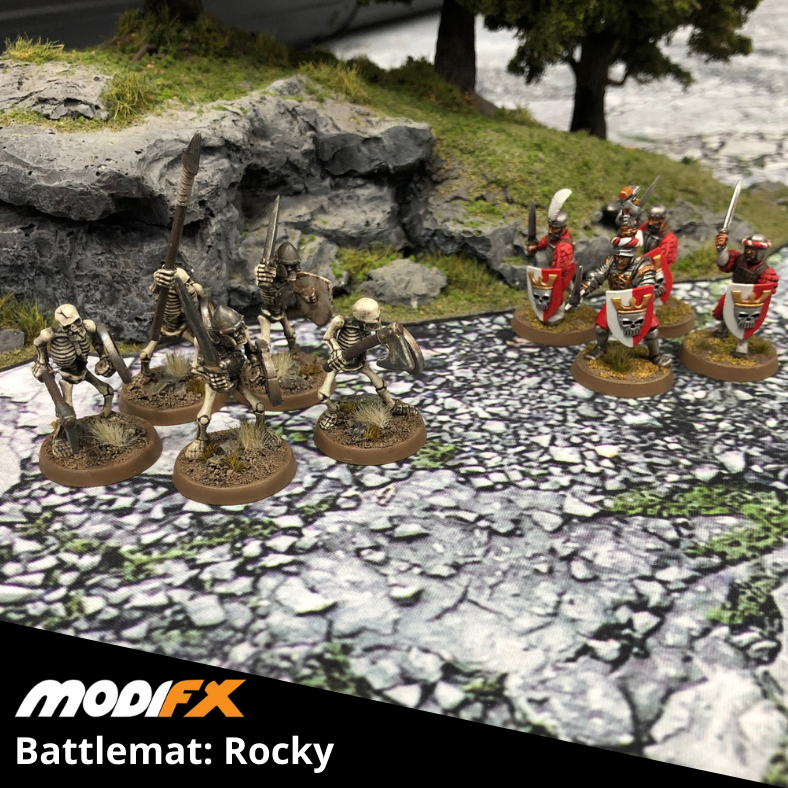 44" x 60" Light Rock Battlemat - Wargames Warehouse