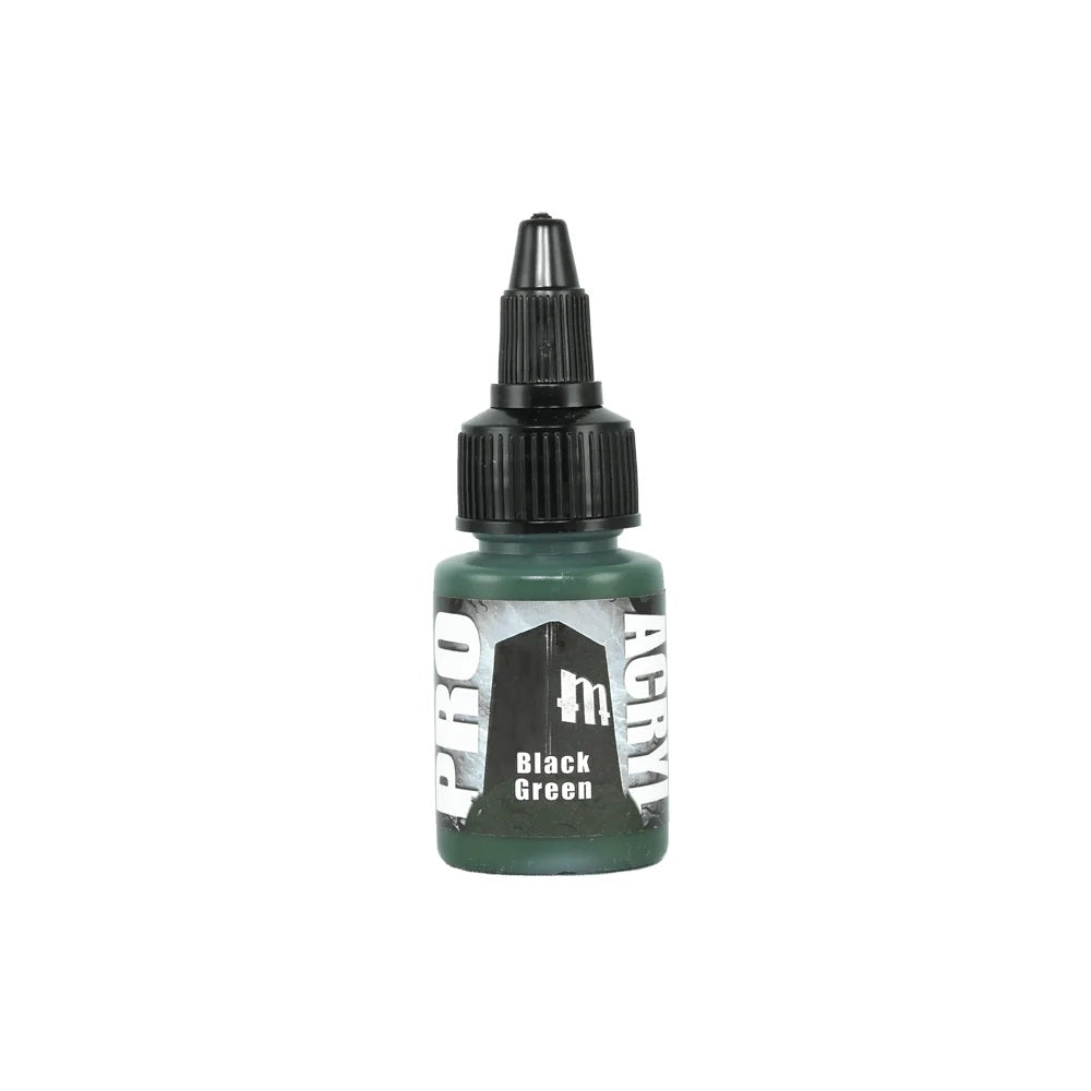 Monument Pro Acryl - Black Green 22ml - Wargames Warehouse