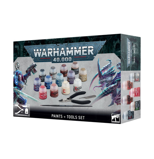 Warhammer 40K Paint And Tools Set - Wargames Warehouse