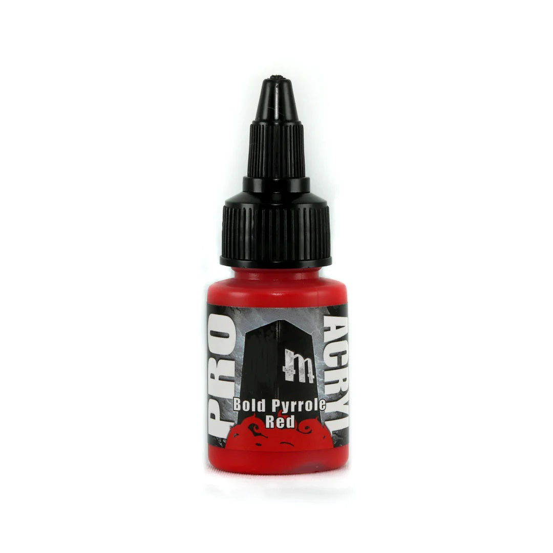 Monument Pro Acryl - Bold Pyrrole Red 22ml - Wargames Warehouse