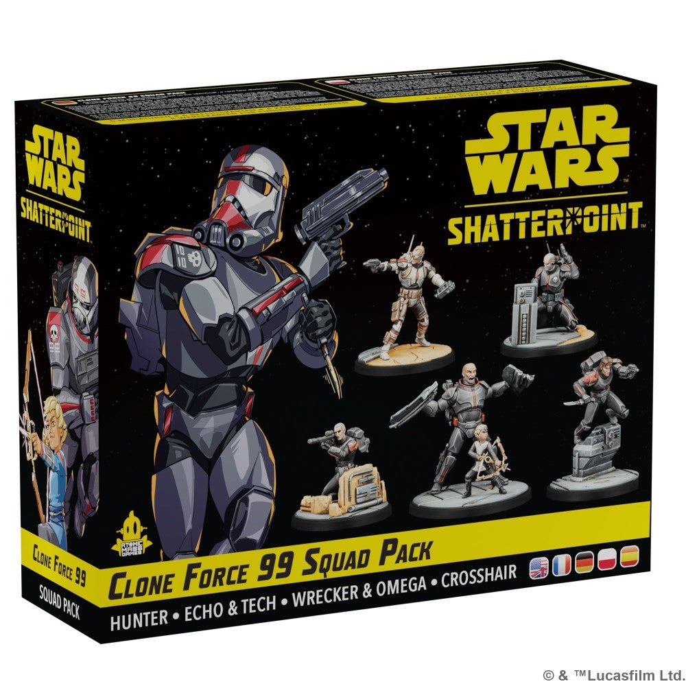 Star Wars: Shatterpoint Clone Force 99 Squad Pack - Wargames Warehouse