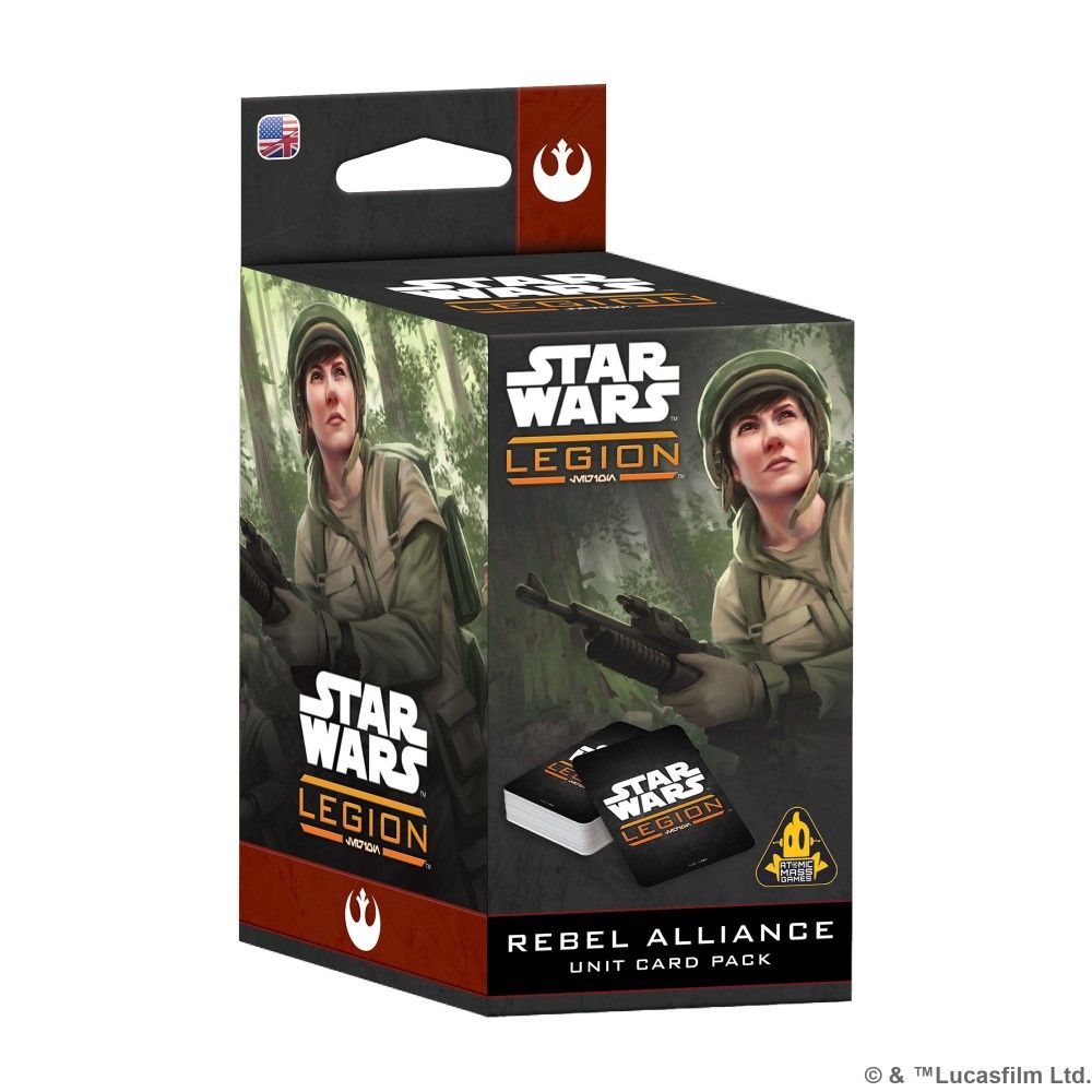 Star Wars: Legion Rebel Alliance Unit Card Pack - Wargames Warehouse