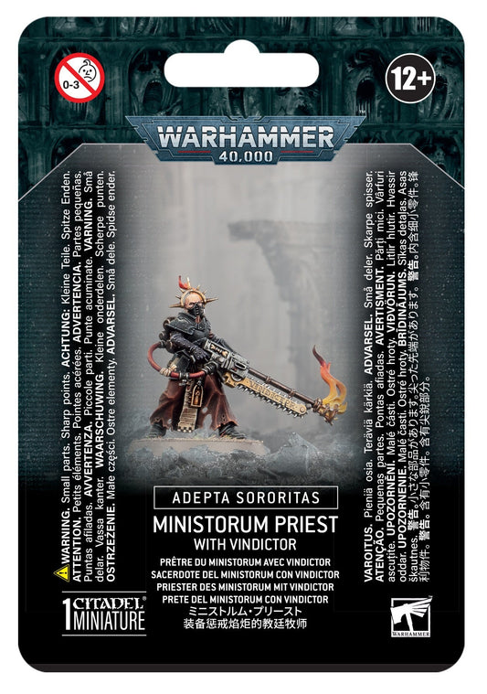 Adepta Sororitas: Ministorum Priest With Vindictor - Wargames Warehouse