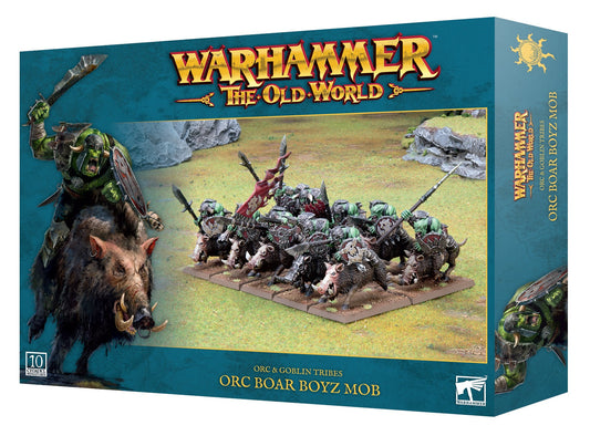 Orc & Goblin Tribes: Orc Boar Boyz Mob - Wargames Warehouse