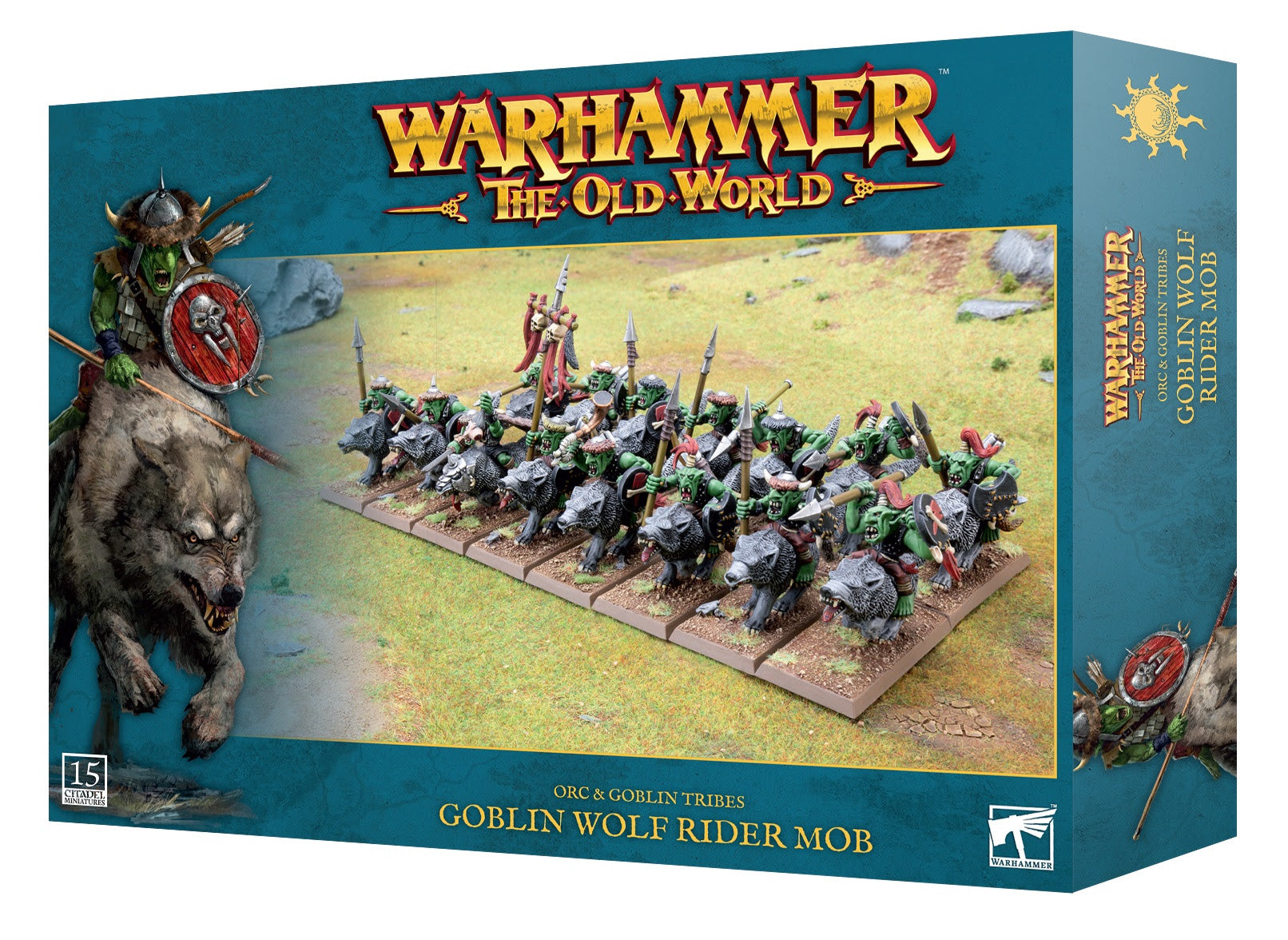 Orc & Goblin Tribes: Goblin Wolf Rider Mob - Wargames Warehouse