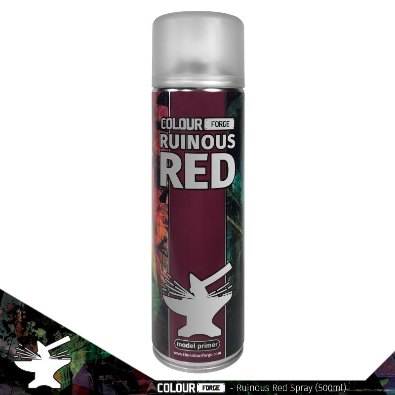 Aerosol - Ruinous Red 500Ml - Wargames Warehouse