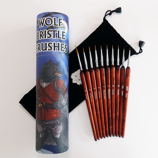 Chronicle Cards - Wolf Bristle Brush Set - Wargames Warehouse