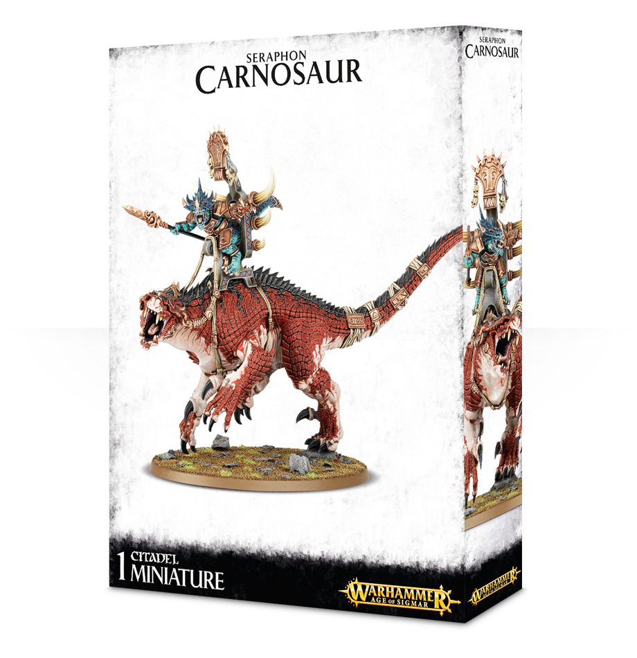 Saurus Oldblood On Carnosaur - Wargames Warehouse