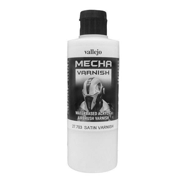 Vallejo Mecha Colour Satin Varnish 200Ml - Wargames Warehouse