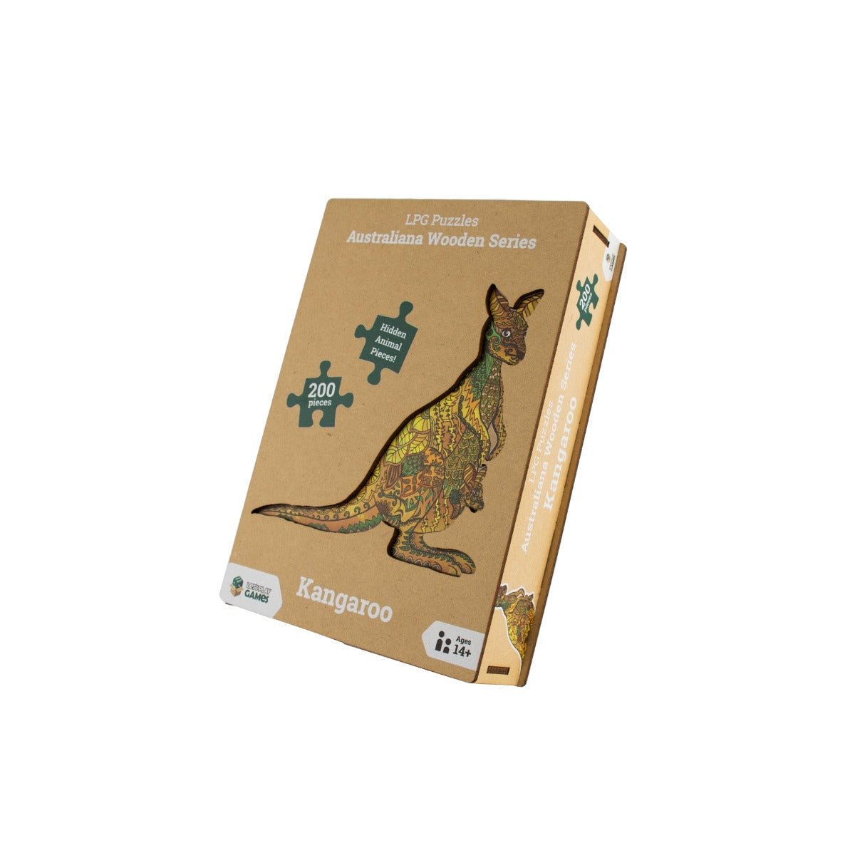 Wooden Puzzle Australiana - Kangaroo - Wargames Warehouse